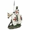 Knights Templar - Medieval Knight On Horse