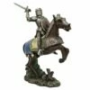 Knight & Horse Statue - In Full Body Armor