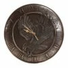 Eagle Clock - Bronze