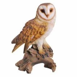 Barn Owl Statue - Perched