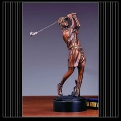 Lady Golfer Statue