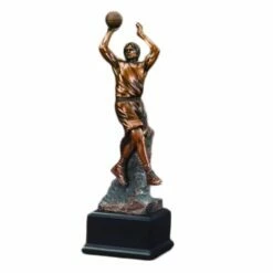 A Scoring Pose - Basketball Player