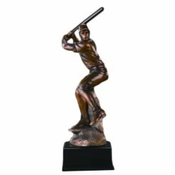 Baseball Player Statue - At Bat