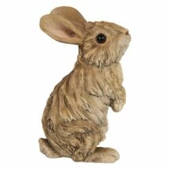 Sitting Rabbit Statue - Looks Like Driftwood