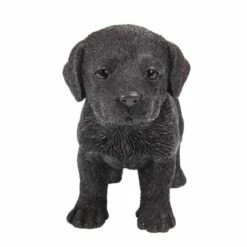 Chocolate Lab Puppy Statue, Standing
