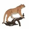 Cougar Statue - Checking Things Out