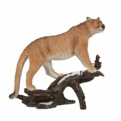Cougar Statue - Checking Things Out