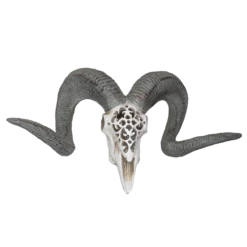 Bull Skull With Large Horns For Wall