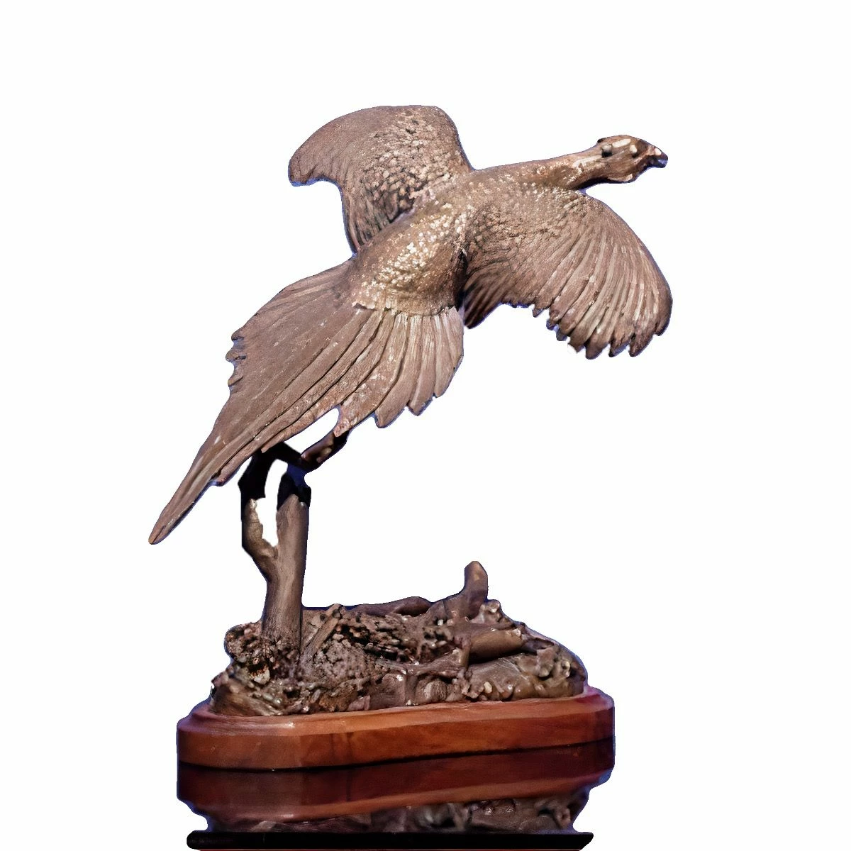 Bronze Pheasant Statue - Made In USA 1 Bronze Pheasant Statue - Made In USA