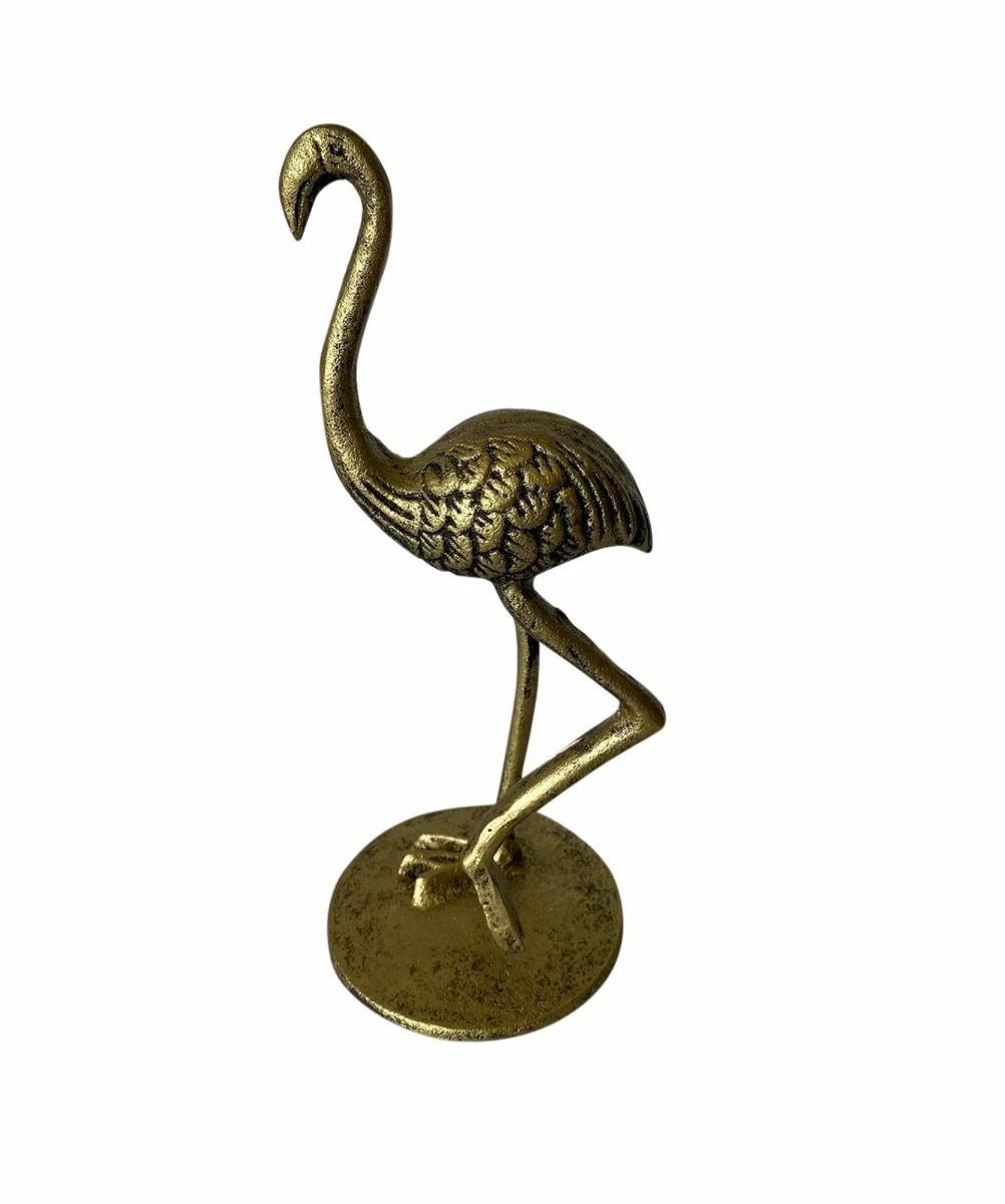 Flamingo Statue - Cast Iron 1 Flamingo Statue - Cast Iron