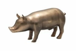 Hog Statue - Antique Brass -Gift Sales 2024 365090