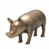 Hog Statue - Antique Brass