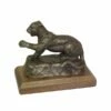 Leopard Statue - Bronze - Made In USA