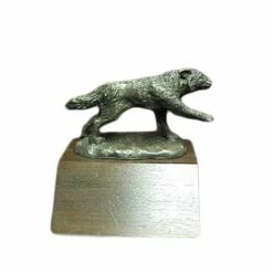 Wolf Statue, Bronze Made In USA