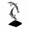Crystal Dolphin Statue - Having Fun
