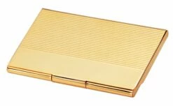 Gold Business Card Case - FREE TEXT