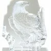 Eagle In Clear Glass FREE TEXT