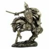 Medieval Knight With Shield And Sword Statue