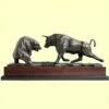 Bull Versus Bear Sculpture