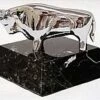 Silver Bull Paperweight