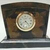 B & B Tiger's Eye Clock & Letter Holder