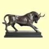 Brass Bull Statue