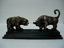 Bull & Bear Pen Holder