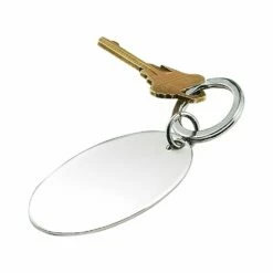 Personalize Oval Keychain - Buy Quantity -Gift Sales 2024 cg5004 3