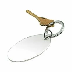 Personalize Oval Keychain - Buy Quantity -Gift Sales 2024 cg5004 4