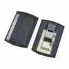 Black Leatherette Money Clip - Card Holder