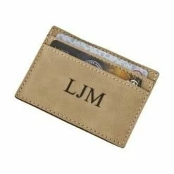 Tan Business Card Case - Money Clip -Gift Sales 2024 cg5025 2