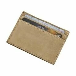 Tan Business Card Case - Money Clip -Gift Sales 2024 cg5025a 3