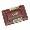 Brown Leather Card Holder/Money Clip