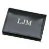 Black Leather Business Card Case