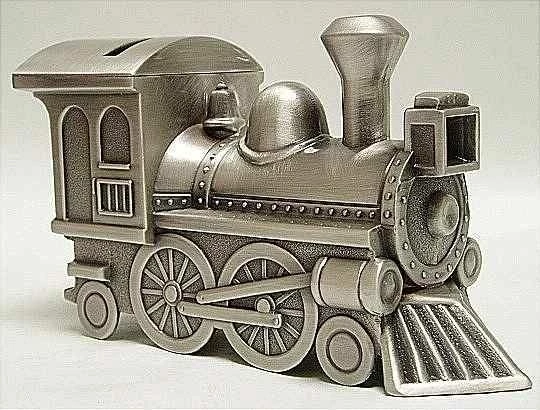 Train Locomotive Bank 1 Train Locomotive Bank