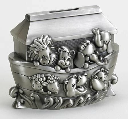 Noah's Ark Bank Pewter 1 Noah's Ark Bank Pewter