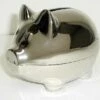 Piggy Bank 3x4" Silver