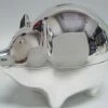 Piggy Bank 4x5" Silver