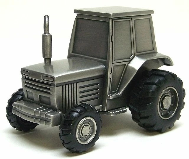 Tractor Bank Pewter 1 Tractor Bank Pewter
