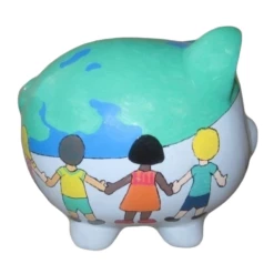 Children Of The World Piggy Bank -Gift Sales 2024 db7619 right