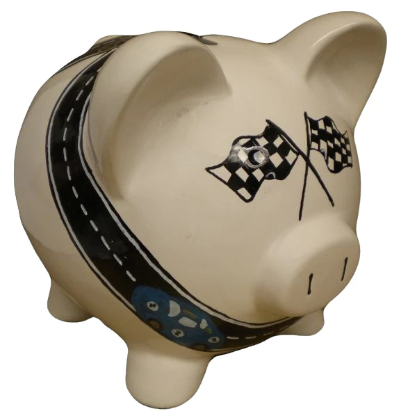 Race Track Piggy Bank 1 Race Track Piggy Bank