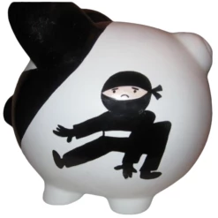 Ninja Piggy Bank - Great Boy Gift