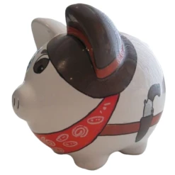 Cowboy Piggy Bank