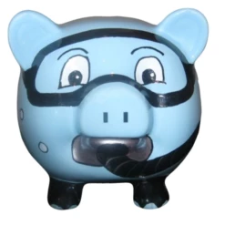 Scuba Diver Piggy Bank -Gift Sales 2024 db7662 face