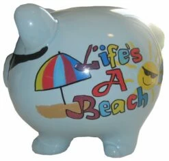 Beach Vacation Piggy Bank