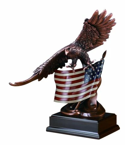 Beautiful Eagle With Unfurled American Flag 1 Beautiful Eagle With Unfurled American Flag