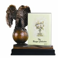 Eagle On Globe Picture Frame