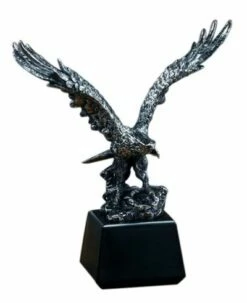 Antique Silver Eagle Statue - 9" $59.95, 11" $79.95, 13" $119.95