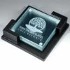 Coasters Jade Glass Set Of 4