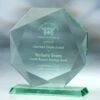 Diamond Award 3/4" Thick Jade Glass 6" $59.95, 7" $69.95, 8" $79.95
